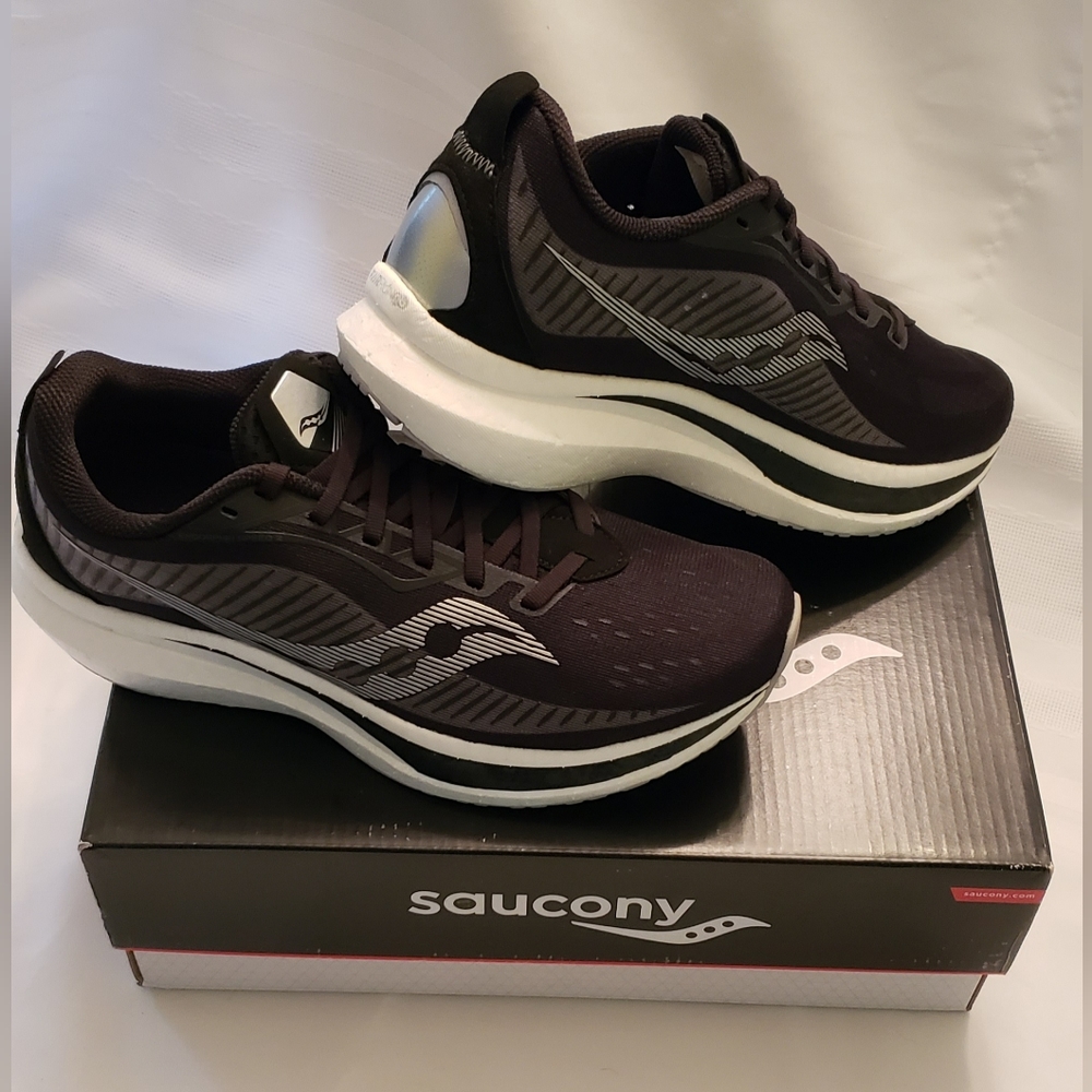 Saucony Endorphin Speed 2 Men’s Size 9.5 Running Shoes Co Black Shadow S20688-10